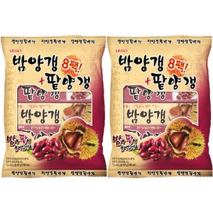 크라운 밤양갱 50g x 4p + 팥양갱 50g x 4p, 400g, 2개