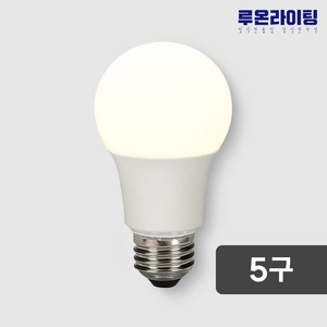 LED 전구 8W 세트, 주백색, 5개