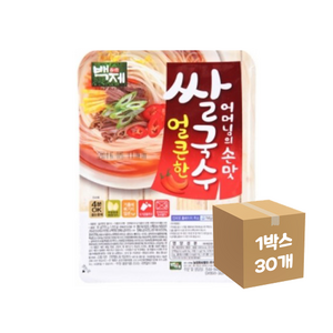 백제 용기 쌀국수 얼큰한맛, 90g, 30개