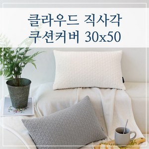 클라우드 직사각형 직사각 쿠션커버 30x50