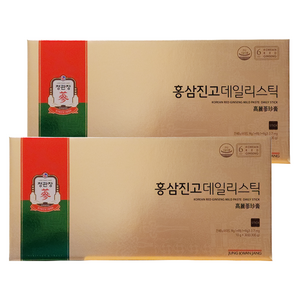 정관장 홍삼진고 데일리스틱 10g x 20포, 30회분, 2개