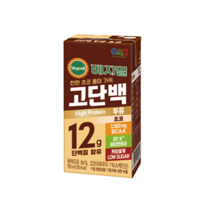 베지밀 고단백두유 초코 190ml 신상품 초코두유, 베지밀 고단백두유 초코 190ml x16팩, 16개