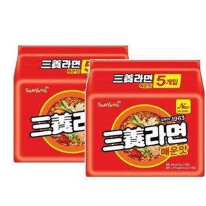 삼양라면 매운맛 120g, 10개