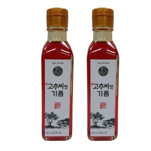 개성방앗간 고추씨기름180ml, 180ml, 2개