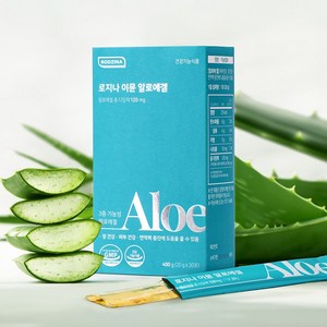 로지나 이뮨 알로에겔 젤리스틱 2박스(40포), 400g, 2개