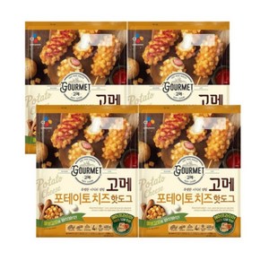 고메 CJ 포테이토치즈 핫도그 400g, 100g, 4개