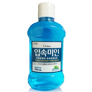 오릭스 (Oiox) 입속미인 후레쉬 토탈 케어 구강 청결제 770ml 대용량 자일리톨 함유 가글액, 1개