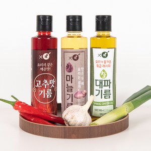 엑스쿡 마늘기름 대파기름 고추맛기름 300ml, 고추맛, 1개