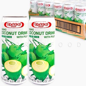 태국음료 타스코 코코넛주스 대용량 박스 500ml X 24EA coconut juice Tasco nuoc dua, 24개