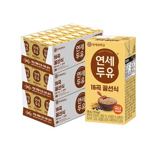 연세두유 16곡 꿀선식 190ml, 72개