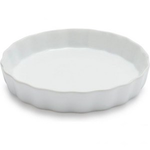 수르 라 테이블 도자기 원형 크렘 브르 û레 접시 흰색, 7 oz., White, 1개