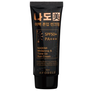 나도미 톤업미백 썬크림 70ml / SPF50+pa+++, 1개