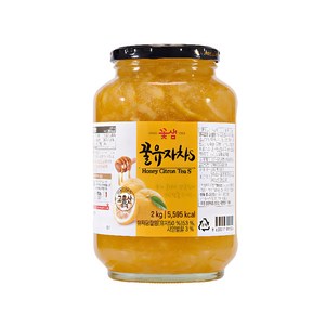 꽃샘 꿀 유자차 S, 2kg, 1개입, 1개