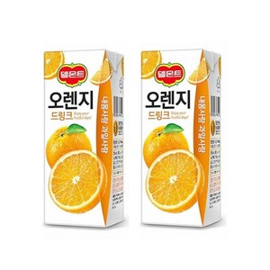 델몬트 드링크 오렌지, 190ml, 24개