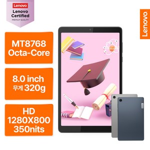 [Lenovo Cetified] 레노버 Tab M8 4세대 2024, 아크틱그레이