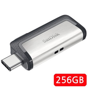 샌디스크 울트라 듀얼 USB 드라이브 TYPE-C SDDDC2, 256GB, 1개