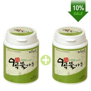 자연마을 프리미엄 9곡물가루 워시오프 팩, 170g, 2개