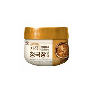 씨제이 다담 청국장찌개양념 530g, 1개