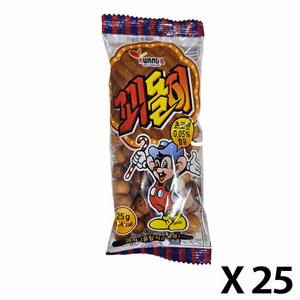 광일제과 꾀돌이, 25g, 25개