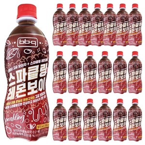 BBQ 비비큐 스파클링 레몬보이 / 천년보이차 + 스파클링 레몬과즙 탄산음료, 20개, 500ml