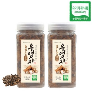 올웨이즈온티 국산 유기농 덖음 우엉차 원물, 110g, 1개입, 2개