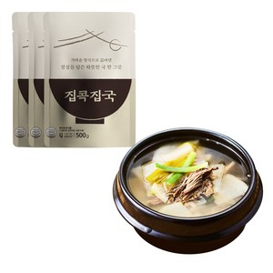 집콕집국 소고기무국 500g, 3개