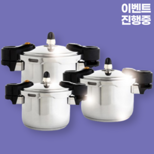 리빙앤웍스 프리미엄 풀스테인리스 압력밥솥, 5L