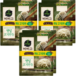 CJ제일제당 수제 깻잎고기만두 400g x6개, 6개