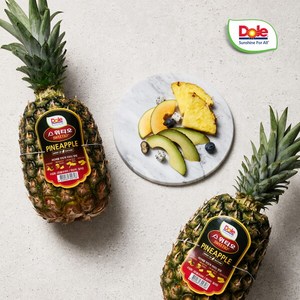 [돌] [Dole 본사직영] 스위티오 파인애플 3과 5.1kg (개당 1.7kg 내외), 3개, 상세 설명 참조