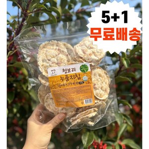 제주청보리누룽지칩 5+1 건강간식 제주기념품 누룽지 뻥튀기 쌀과자 당뇨, 1개, 1.2kg