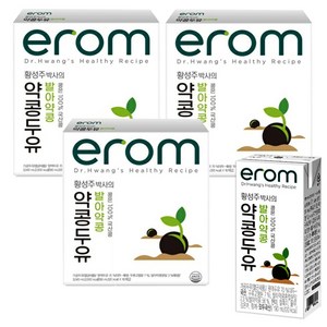 이롬 황성주 박사의 약콩두유 발아약콩, 190ml, 48개