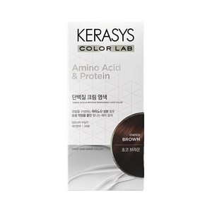 케라시스 단백질 크림 염색약 초코브라운 120g, 단품, 1개