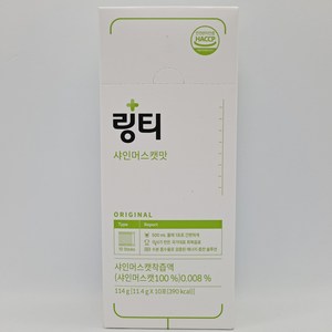 링티 샤인머스캣맛, 1개, 10개입, 11.4g