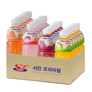 모구모구 4종혼합(복숭아+리치+포도+망고) 320mlx24ea, 24개, 320ml