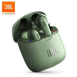 JBL TUNE 220 TWS 트루 와이어리스 블루투스 이어폰 T220TWS 스테레오 이어버드 베이스 사운드 헤드폰, 06 geen, GREEN