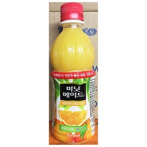 미닛메이드 오렌지과즙(미닛 350mlx24) 업소 오렌지음료, 24개, 350ml