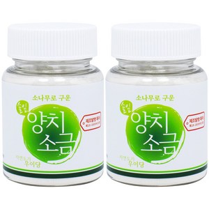 우이당 솔잎 양치 소금 천연양치, 2개, 70g