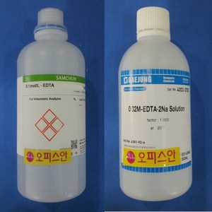 EDTA-2나트륨용액 (0.05mol) [D.J] EDTA-2Na standad solution [0.05mol] 500ML/1L EDTA-2Na용액, 1L