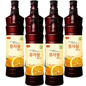 광야식품 유자청 베이스 970ml, 10개