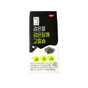 완전두유 검은콩 검은참깨 고칼슘, 190ml, 60개