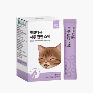 코코다움 고양이 스틱 영양제, 30회분, 호흡기/기관지, 1개