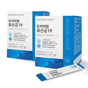 네추럴플레이스 프리미엄유산균 19 2개월분 2박스, 2개, 60g