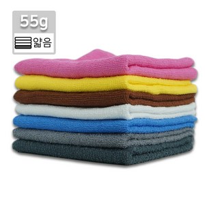 기존형 55미용(소/ 32x74cm 55g) 다용도 순면 업소용 수건 타올 미용실 헤어샵 사우나 헬스 휘트니스 땀수건 청소, 분홍, 1개