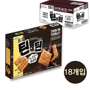 막무정 초코 틴인틴 비스켓, 200g, 18개