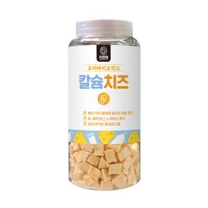 자연애 강아지 간식 프리바이오틱스 칼슘치즈 450g, 단품, 1개