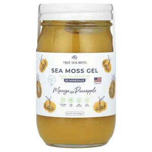 Tue Sea Moss 씨모스 젤 망고 & 파인애플 453g(16fl oz), 453g, 1개