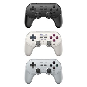 8BitDo pro2 블루투스 무선 게임패드 초경량 무선 게임 컨트롤러, 1개, 그레이