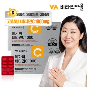 비타민마을 고함량 메가씨 비타민C 1000mg, 2박스, 300정