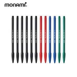 모나미 프러스펜 혼합12p (흑6+청2+적2+녹2)