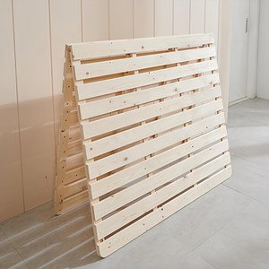 지니앤퍼니 소나무 원목 침대 깔판, 퀸(149 x 199 x 3 cm)